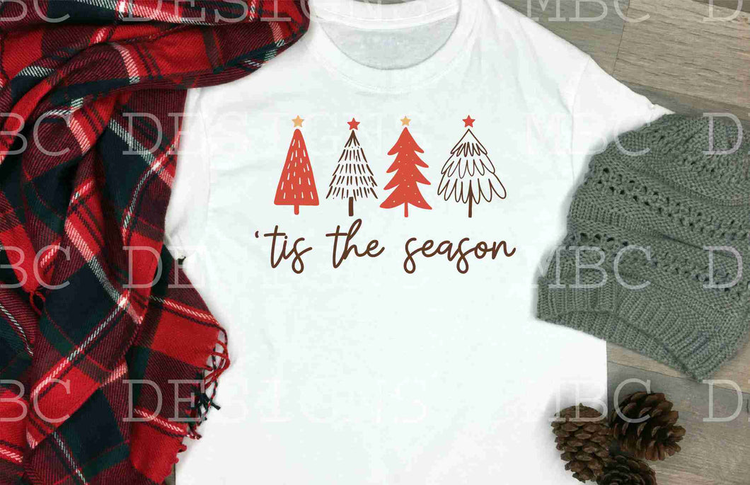 'Tis The Season (Christmas Trees)-Youth Sizing