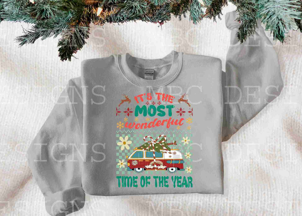 UGLY SWEATER It's the Most Wonderful Time of the Year-Adult Sizing
