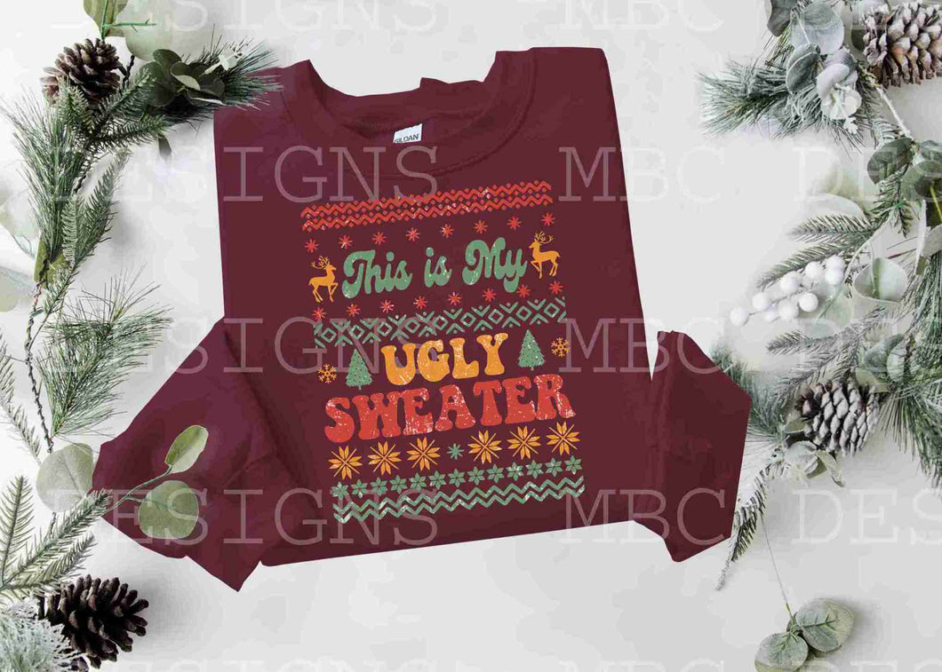 UGLY SWEATER This is My Ugly Sweater-Toddler Sizing