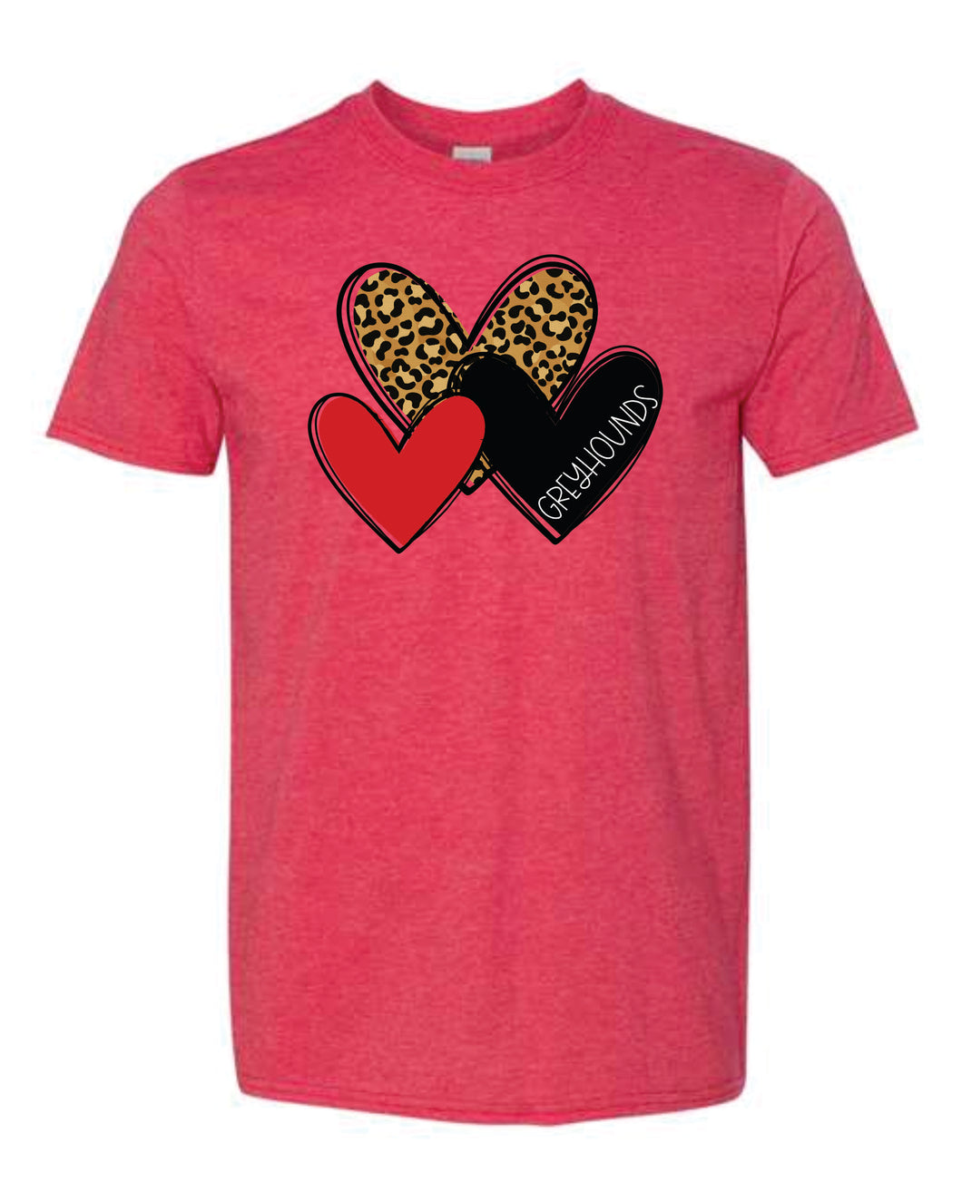 Welsh Leopard Hearts-Youth Sizing