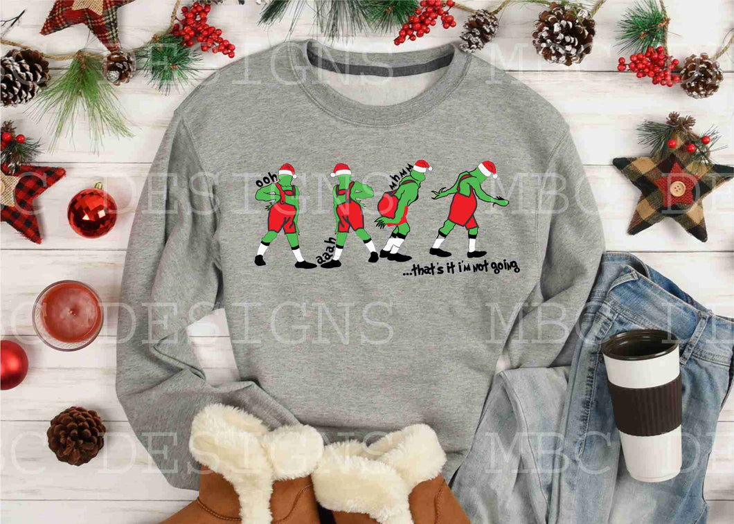 Grinch I'm Not Going-Youth Sizing