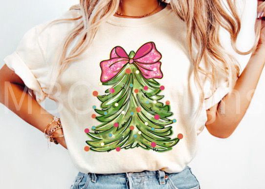 Pink Coquette Christmas Tree-Adult Sizing