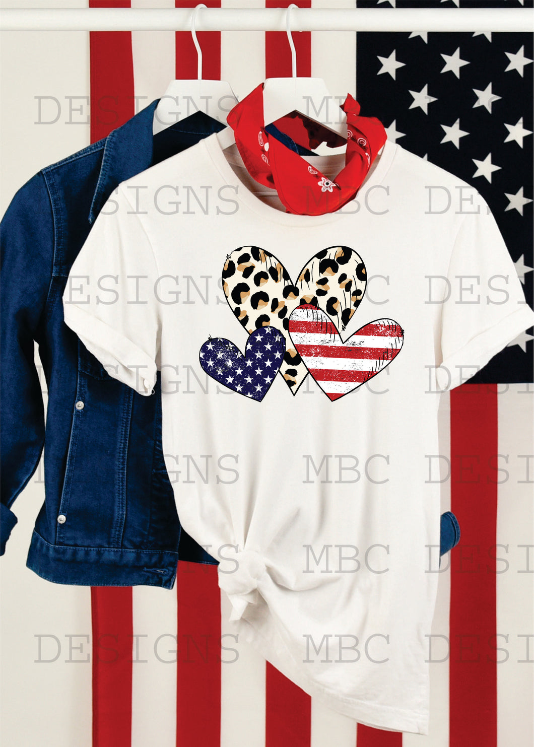 Stars, Stripes and Leopard Hearts-Toddler Sizing